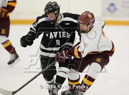 Thumbnail 2 in Xavier vs. St. Joseph (West Haven Christmas D1 3rd Place) photogallery.