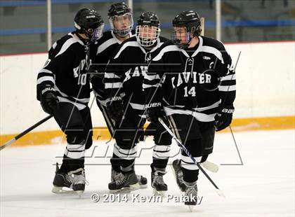 Thumbnail 2 in Xavier vs. St. Joseph (West Haven Christmas D1 3rd Place) photogallery.