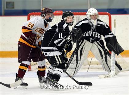 Thumbnail 3 in Xavier vs. St. Joseph (West Haven Christmas D1 3rd Place) photogallery.
