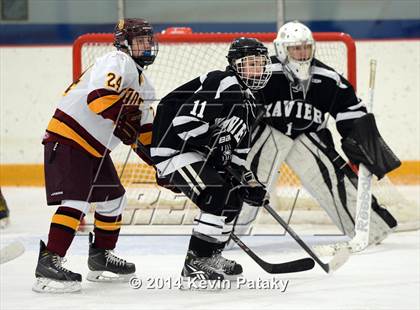 Thumbnail 2 in Xavier vs. St. Joseph (West Haven Christmas D1 3rd Place) photogallery.