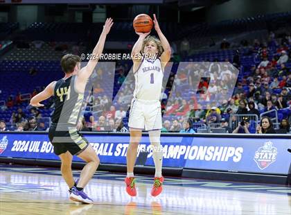 Thumbnail 3 in Benjamin vs. Jayton (UIL 1A Basketball Final) photogallery.