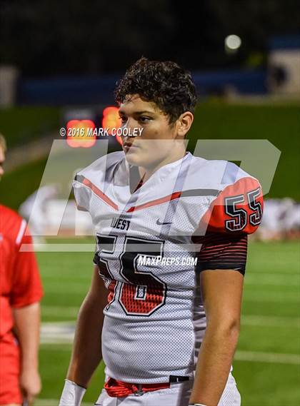 Thumbnail 2 in West vs. Cameron Yoe (UIL 3A Bi-District Playoff) photogallery.