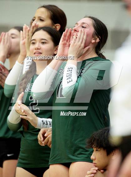 Thumbnail 1 in Prosper vs Southlake Carroll (UIL 6A Volleyball Regional Semifinals) photogallery.
