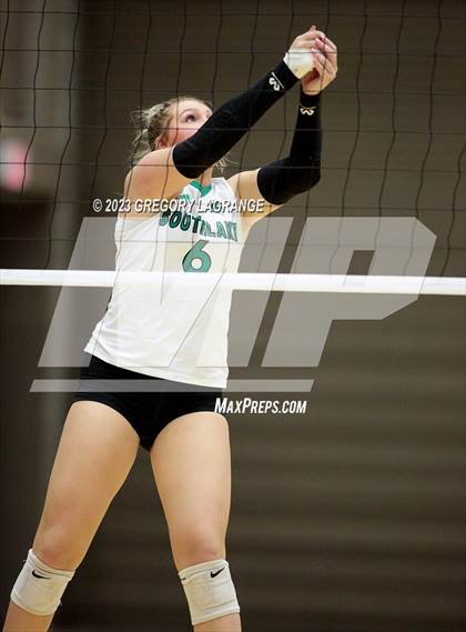 Thumbnail 3 in Prosper vs Southlake Carroll (UIL 6A Volleyball Regional Semifinals) photogallery.