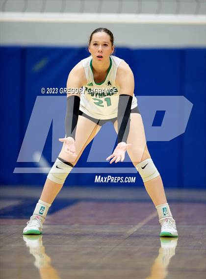 Thumbnail 2 in Prosper vs Southlake Carroll (UIL 6A Volleyball Regional Semifinals) photogallery.