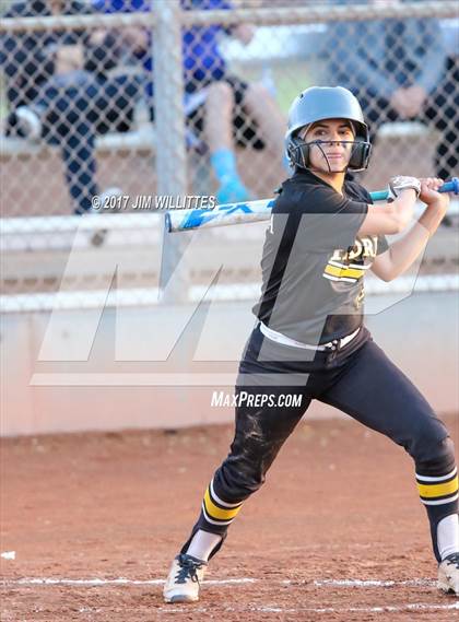 Thumbnail 1 in Marcos de Niza vs Veritas Prep (Chandler Prep Softball Classic Gold Final) photogallery.