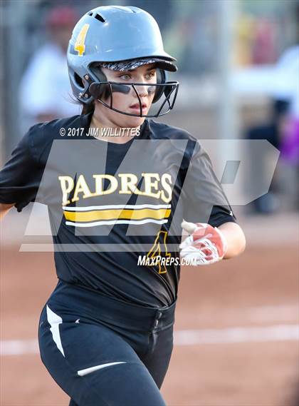 Thumbnail 1 in Marcos de Niza vs Veritas Prep (Chandler Prep Softball Classic Gold Final) photogallery.