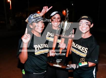 Thumbnail 1 in Marcos de Niza vs Veritas Prep (Chandler Prep Softball Classic Gold Final) photogallery.
