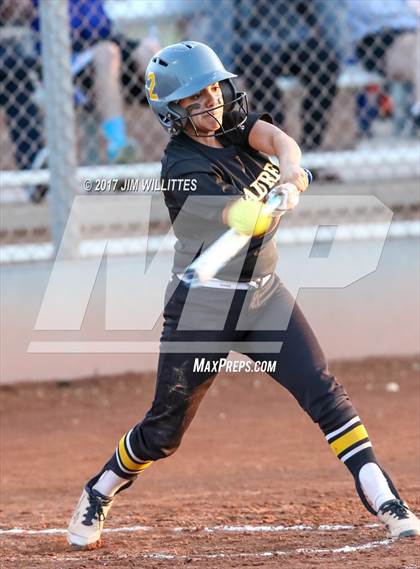 Thumbnail 1 in Marcos de Niza vs Veritas Prep (Chandler Prep Softball Classic Gold Final) photogallery.