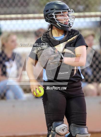 Thumbnail 3 in Marcos de Niza vs Veritas Prep (Chandler Prep Softball Classic Gold Final) photogallery.