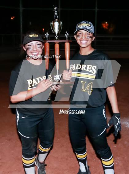 Thumbnail 1 in Marcos de Niza vs Veritas Prep (Chandler Prep Softball Classic Gold Final) photogallery.