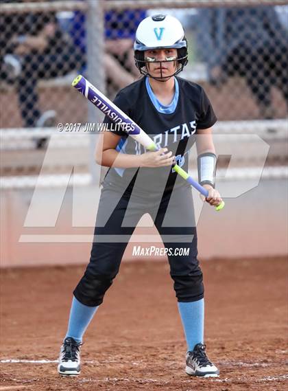 Thumbnail 1 in Marcos de Niza vs Veritas Prep (Chandler Prep Softball Classic Gold Final) photogallery.