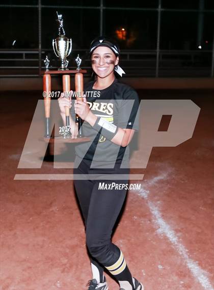 Thumbnail 1 in Marcos de Niza vs Veritas Prep (Chandler Prep Softball Classic Gold Final) photogallery.