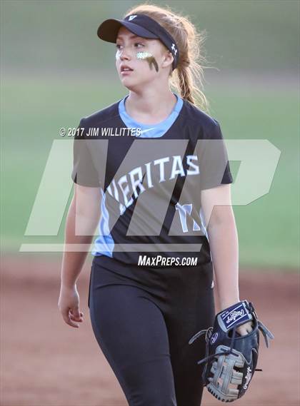 Thumbnail 1 in Marcos de Niza vs Veritas Prep (Chandler Prep Softball Classic Gold Final) photogallery.