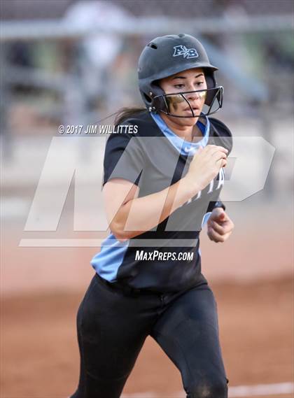Thumbnail 2 in Marcos de Niza vs Veritas Prep (Chandler Prep Softball Classic Gold Final) photogallery.