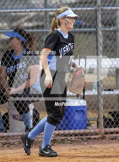 Thumbnail 1 in Marcos de Niza vs Veritas Prep (Chandler Prep Softball Classic Gold Final) photogallery.