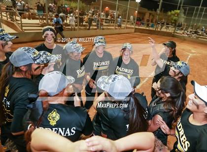 Thumbnail 3 in Marcos de Niza vs Veritas Prep (Chandler Prep Softball Classic Gold Final) photogallery.