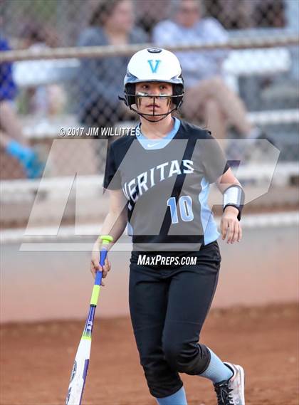 Thumbnail 2 in Marcos de Niza vs Veritas Prep (Chandler Prep Softball Classic Gold Final) photogallery.