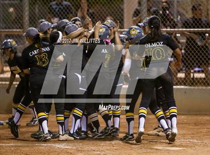 Thumbnail 2 in Marcos de Niza vs Veritas Prep (Chandler Prep Softball Classic Gold Final) photogallery.