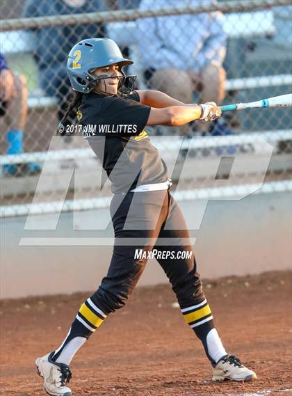 Thumbnail 1 in Marcos de Niza vs Veritas Prep (Chandler Prep Softball Classic Gold Final) photogallery.