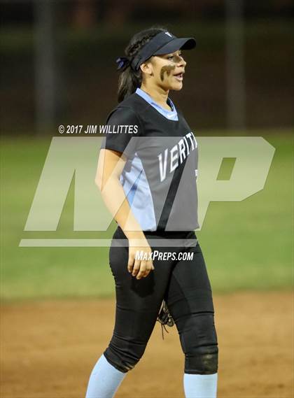 Thumbnail 1 in Marcos de Niza vs Veritas Prep (Chandler Prep Softball Classic Gold Final) photogallery.