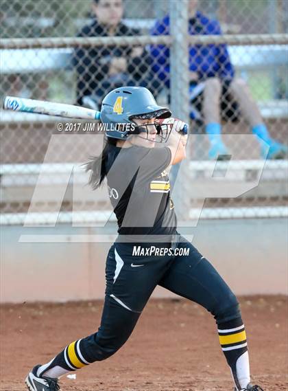 Thumbnail 1 in Marcos de Niza vs Veritas Prep (Chandler Prep Softball Classic Gold Final) photogallery.