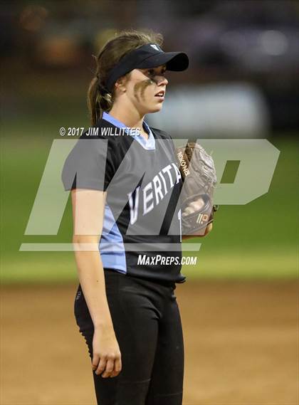 Thumbnail 3 in Marcos de Niza vs Veritas Prep (Chandler Prep Softball Classic Gold Final) photogallery.