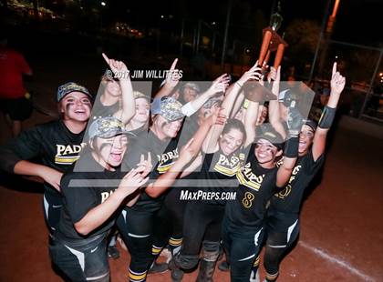 Thumbnail 1 in Marcos de Niza vs Veritas Prep (Chandler Prep Softball Classic Gold Final) photogallery.