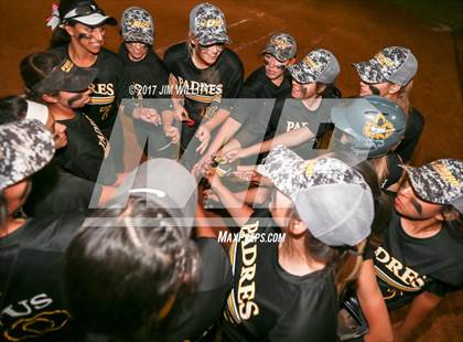Thumbnail 3 in Marcos de Niza vs Veritas Prep (Chandler Prep Softball Classic Gold Final) photogallery.