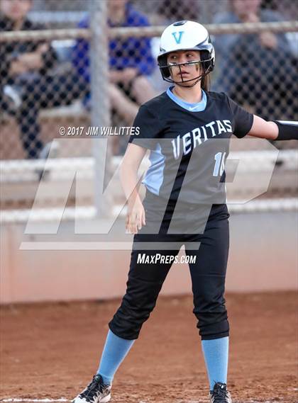 Thumbnail 2 in Marcos de Niza vs Veritas Prep (Chandler Prep Softball Classic Gold Final) photogallery.