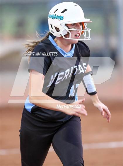 Thumbnail 3 in Marcos de Niza vs Veritas Prep (Chandler Prep Softball Classic Gold Final) photogallery.