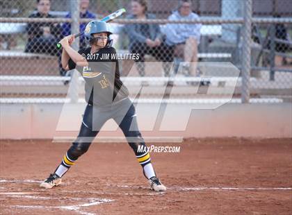 Thumbnail 1 in Marcos de Niza vs Veritas Prep (Chandler Prep Softball Classic Gold Final) photogallery.