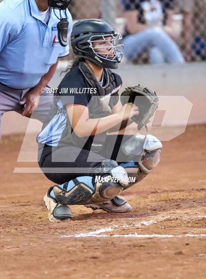 Thumbnail 2 in Marcos de Niza vs Veritas Prep (Chandler Prep Softball Classic Gold Final) photogallery.