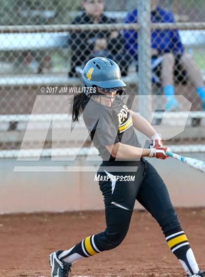 Thumbnail 2 in Marcos de Niza vs Veritas Prep (Chandler Prep Softball Classic Gold Final) photogallery.
