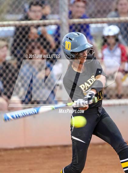 Thumbnail 3 in Marcos de Niza vs Veritas Prep (Chandler Prep Softball Classic Gold Final) photogallery.