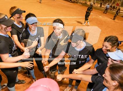Thumbnail 2 in Marcos de Niza vs Veritas Prep (Chandler Prep Softball Classic Gold Final) photogallery.