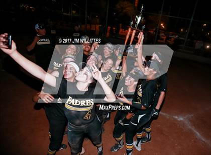 Thumbnail 3 in Marcos de Niza vs Veritas Prep (Chandler Prep Softball Classic Gold Final) photogallery.