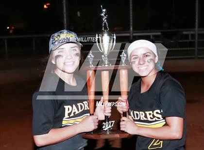 Thumbnail 1 in Marcos de Niza vs Veritas Prep (Chandler Prep Softball Classic Gold Final) photogallery.