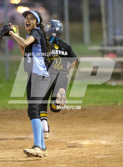 Thumbnail 1 in Marcos de Niza vs Veritas Prep (Chandler Prep Softball Classic Gold Final) photogallery.