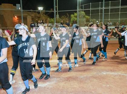 Thumbnail 3 in Marcos de Niza vs Veritas Prep (Chandler Prep Softball Classic Gold Final) photogallery.