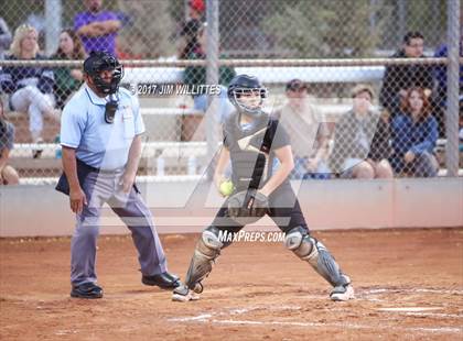 Thumbnail 1 in Marcos de Niza vs Veritas Prep (Chandler Prep Softball Classic Gold Final) photogallery.