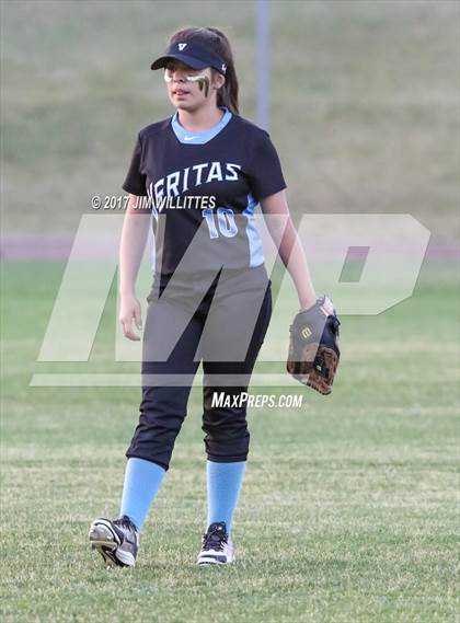 Thumbnail 2 in Marcos de Niza vs Veritas Prep (Chandler Prep Softball Classic Gold Final) photogallery.