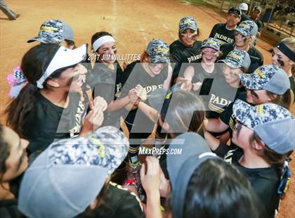 Thumbnail 1 in Marcos de Niza vs Veritas Prep (Chandler Prep Softball Classic Gold Final) photogallery.