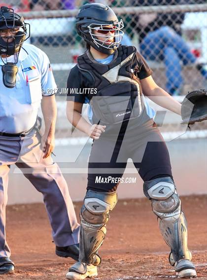 Thumbnail 2 in Marcos de Niza vs Veritas Prep (Chandler Prep Softball Classic Gold Final) photogallery.