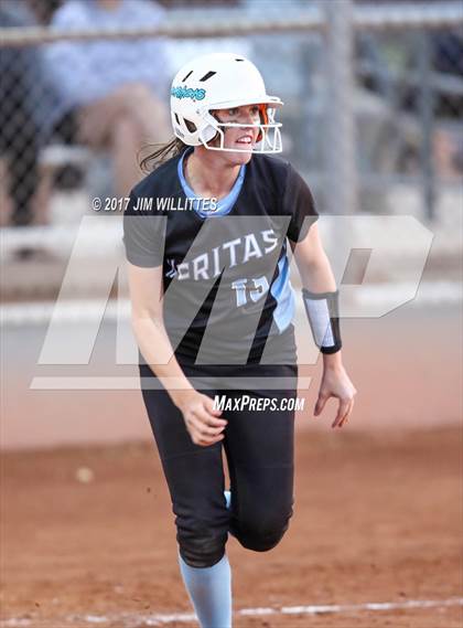Thumbnail 2 in Marcos de Niza vs Veritas Prep (Chandler Prep Softball Classic Gold Final) photogallery.