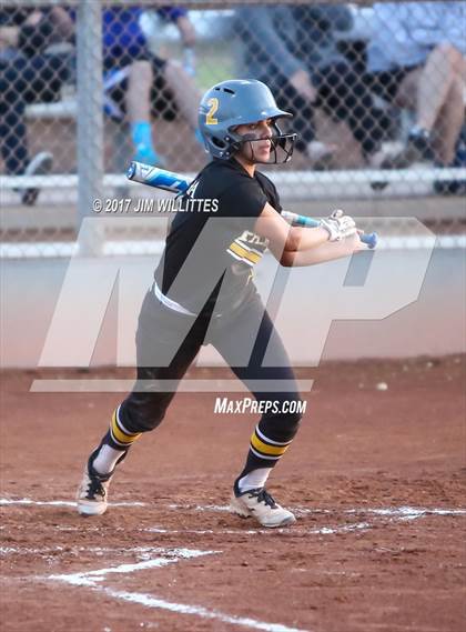 Thumbnail 3 in Marcos de Niza vs Veritas Prep (Chandler Prep Softball Classic Gold Final) photogallery.