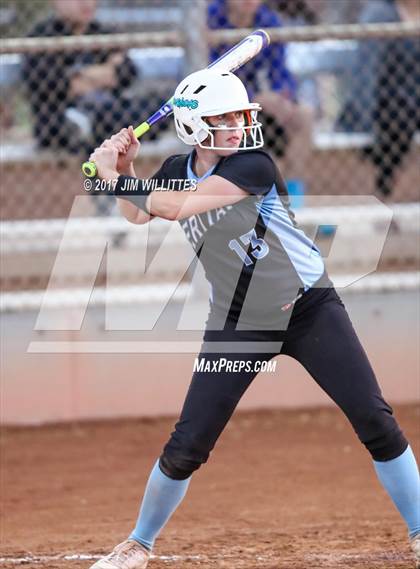 Thumbnail 2 in Marcos de Niza vs Veritas Prep (Chandler Prep Softball Classic Gold Final) photogallery.
