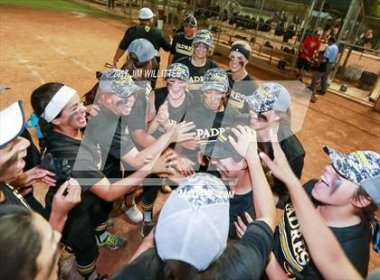 Thumbnail 2 in Marcos de Niza vs Veritas Prep (Chandler Prep Softball Classic Gold Final) photogallery.