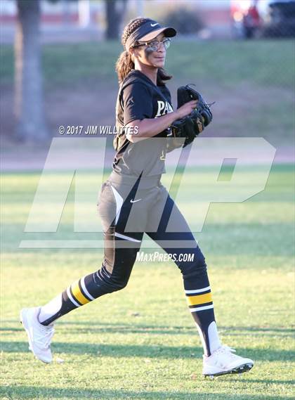 Thumbnail 1 in Marcos de Niza vs Veritas Prep (Chandler Prep Softball Classic Gold Final) photogallery.