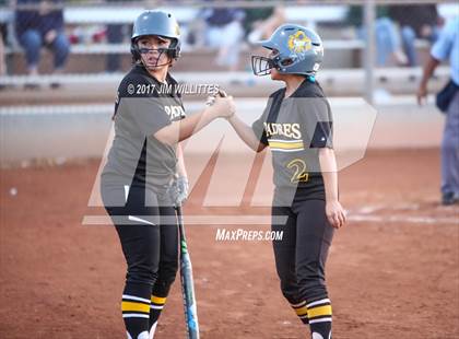 Thumbnail 1 in Marcos de Niza vs Veritas Prep (Chandler Prep Softball Classic Gold Final) photogallery.